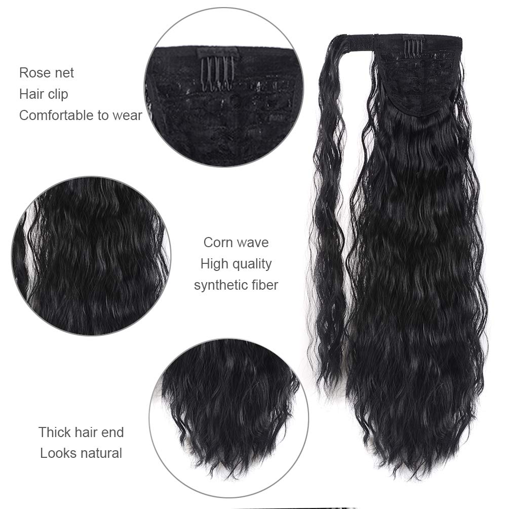 YEAME five comb clips and magic tie detail for secure fasten benefit
