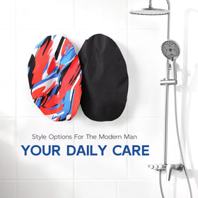 Years calm lifestyle scene of cap in travel bag protecting styles on trip
