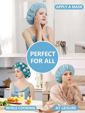 Years Calm in spa lifestyle scene, stylish protection during treatments