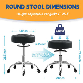 YEEZEE stool in spa setting illustrating quiet movement and professional aesthetics