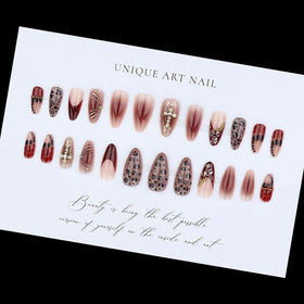 yefiuo decorative 3D cross gild charm close-up adding texture and visual interest to nails