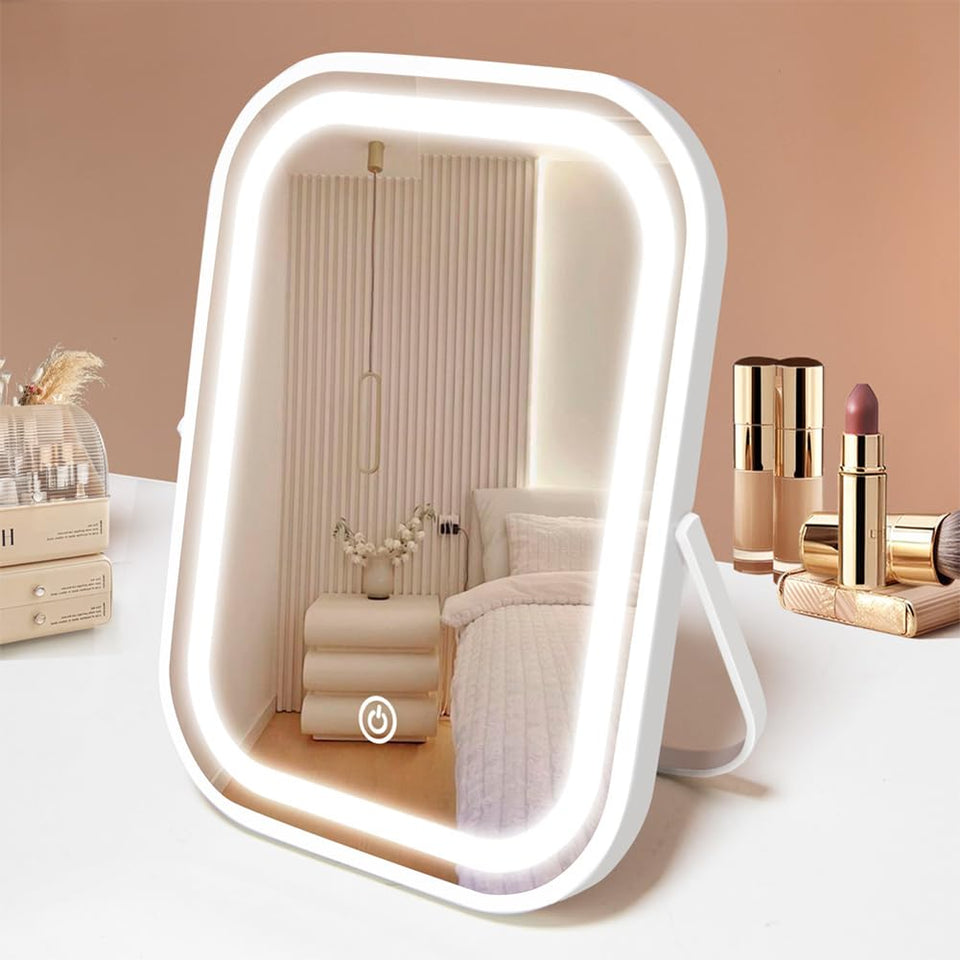 YEKKOPT front view folded mirror showing compact travel benefit