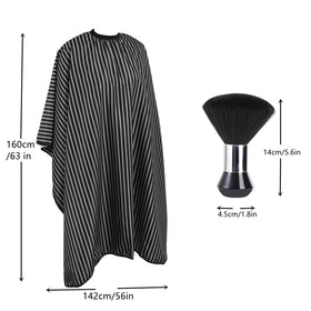 YELEGAI cape back view demonstrating complete coverage for clients