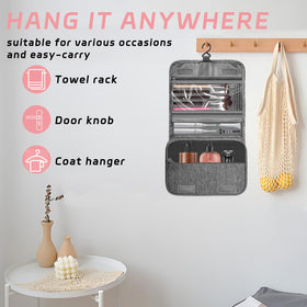 YEMEDA zippered mesh pocket close-up organizing small toiletries securely