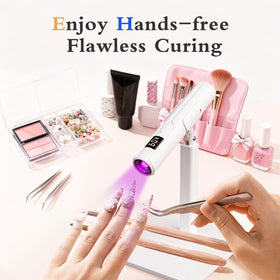 YEMEY lifestyle travel pouch packed for on-the-go nail services