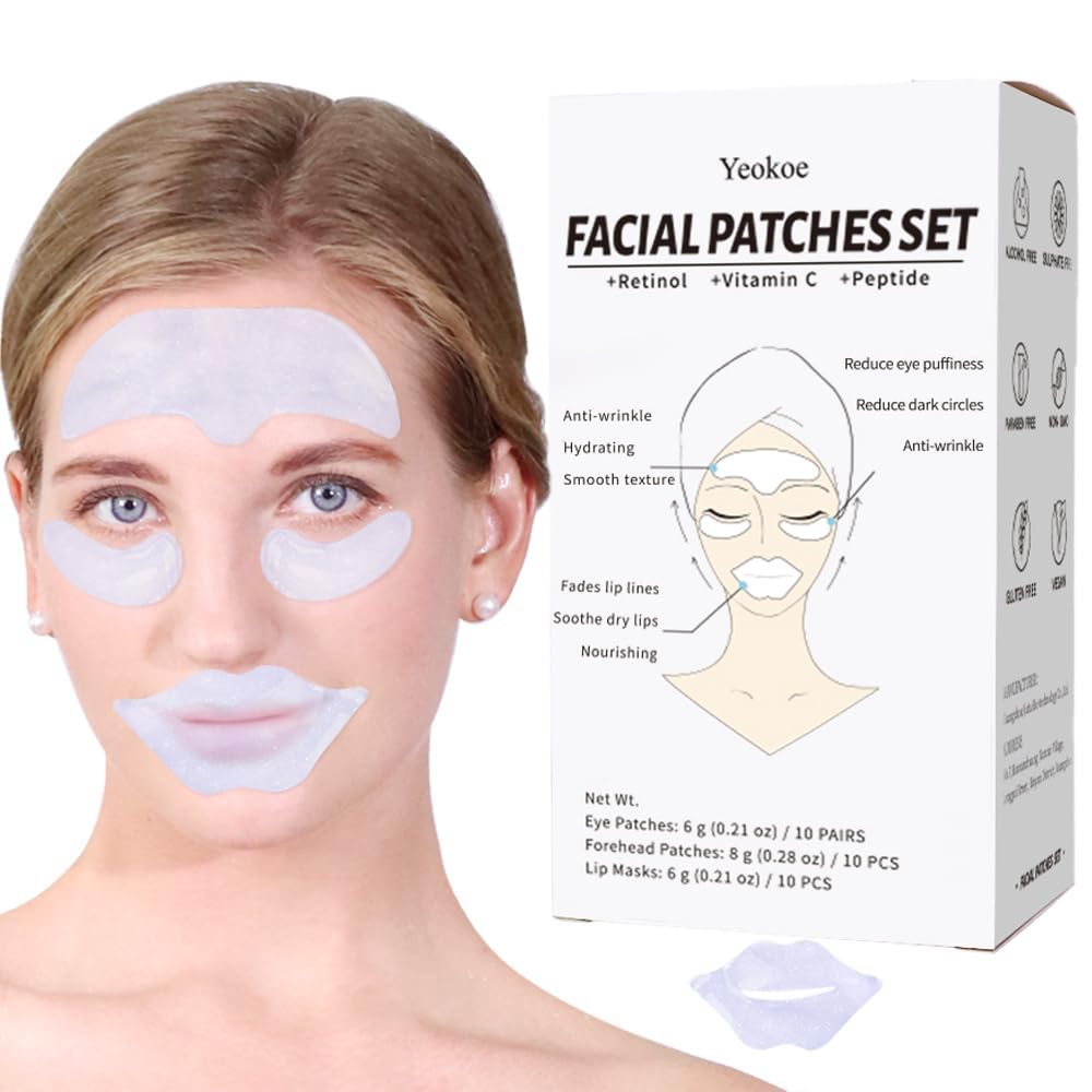 Yeokoe front packaging showing full 30‑piece patch kit and benefits