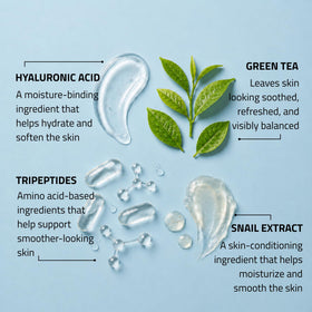 YEOUTH cream on hand being spread demonstrating lightweight absorption benefit