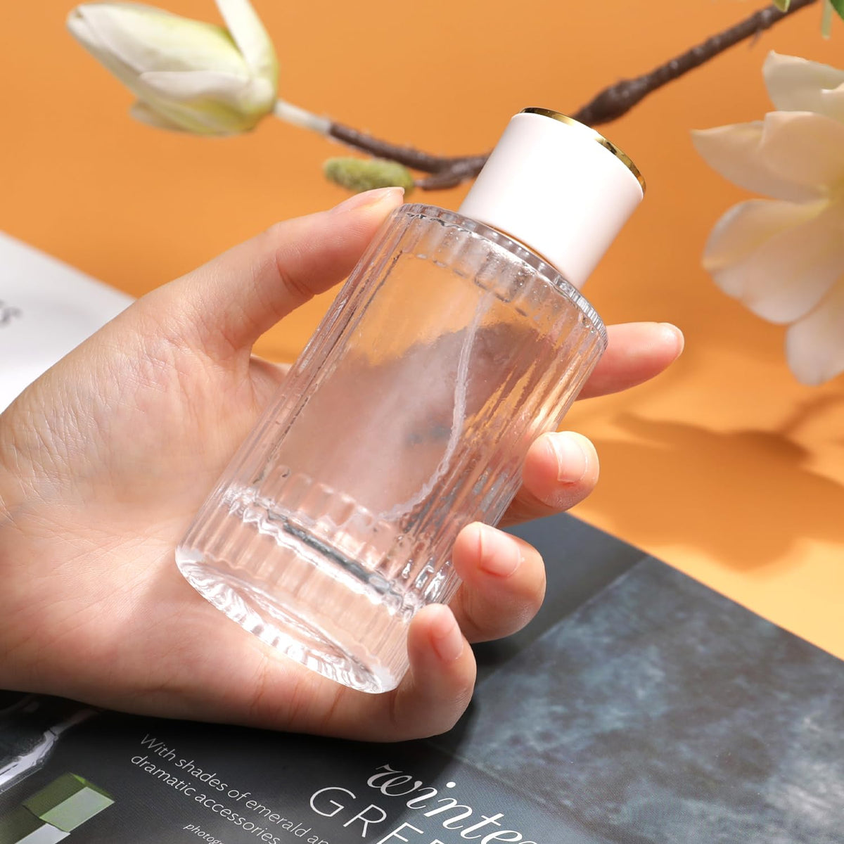 Yerpkefey bottle beside ruler and in hand indicating true 100ml size and scale