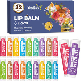 YesBes front packaging showing 32-pack and flavors for value and variety