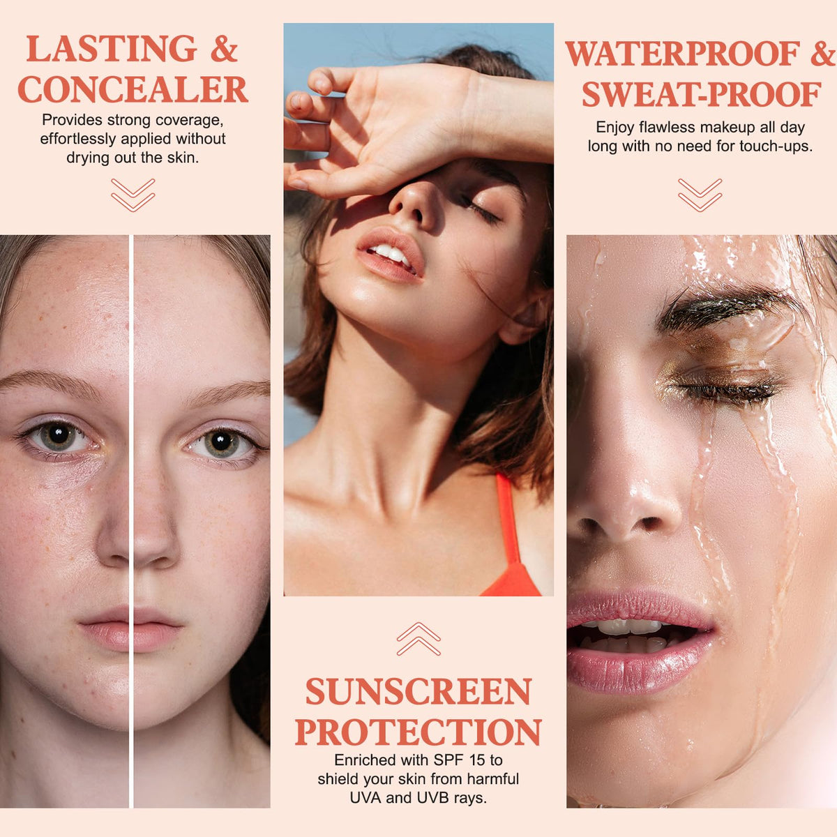 YEUGSCKA before and after half-face demonstrating pore-refining effect