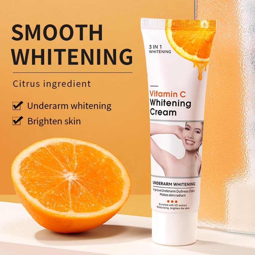 Yeweian being applied to armpit for even tone and confidence