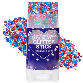 Yeweian front packaging showing patriotic glitter stick and benefits