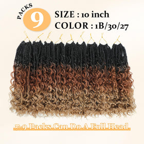 YEWELL close-up of braid texture and curly ends for soft volume