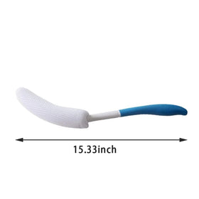 YF-ANEN close-up of bristles and head texture that exfoliates and loosens dead skin