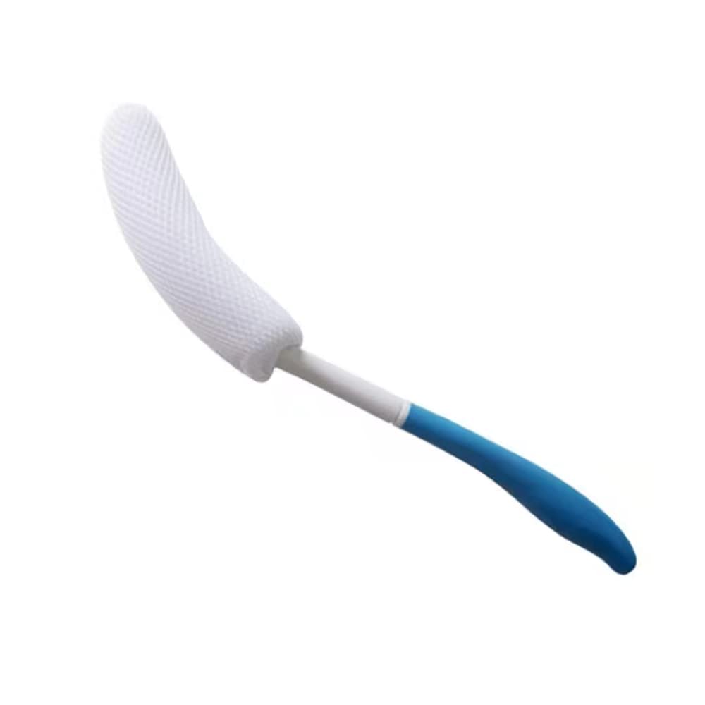 YF-ANEN front view showing long curved handle and large brush head for easier reach