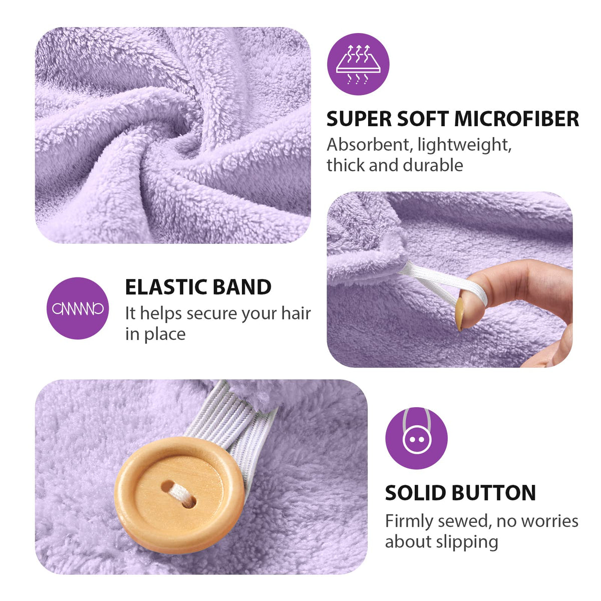 YFONG button and loop detail showing secure fastening for hands-free wear