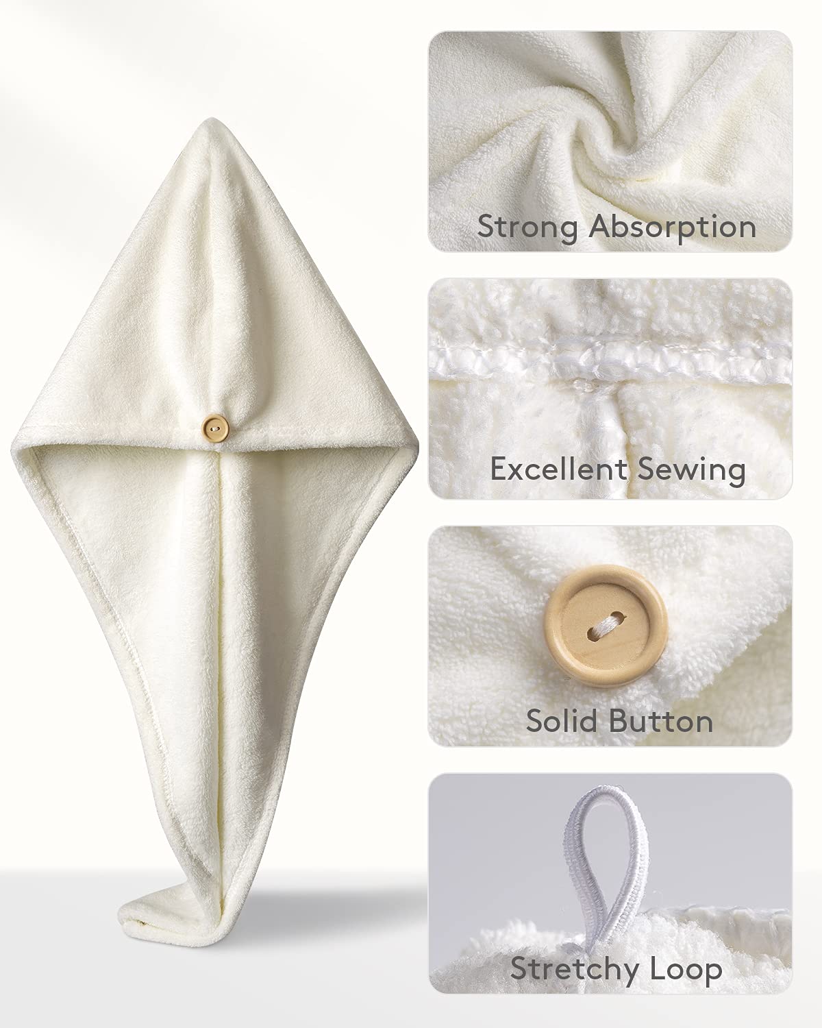 YFONG button and strap detail ensuring secure no-slip fit