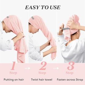 YFONG towel beside regular towel showing faster absorption advantage