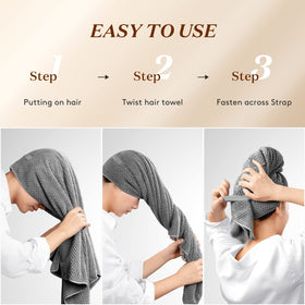 YFONG compact folded towel in travel bag showing portability and quick-dry benefit