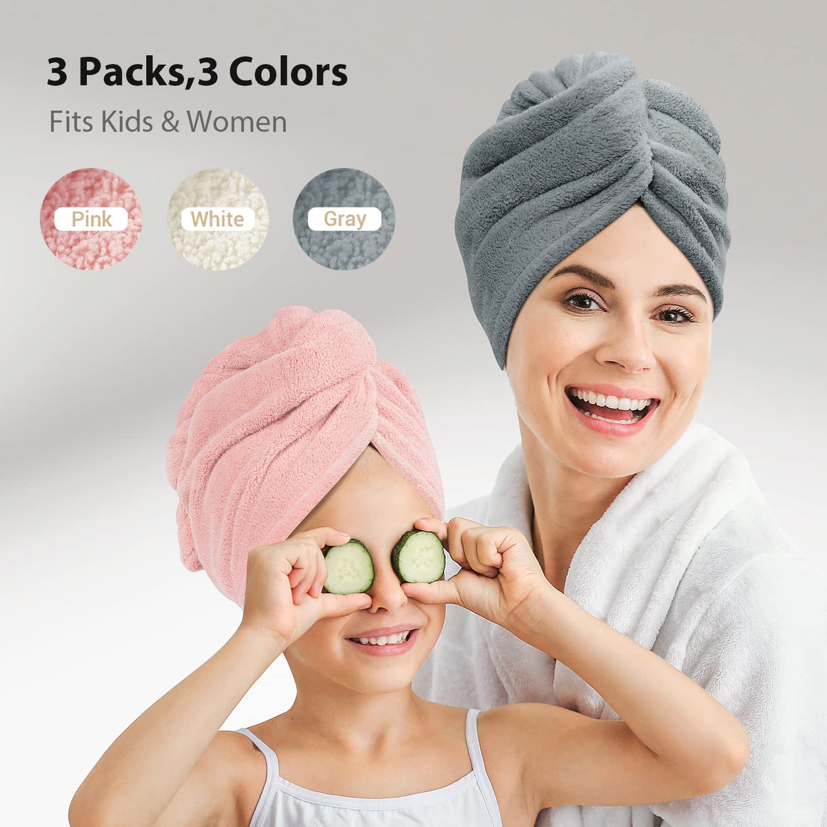 YFONG folded towels stack showing compact size for easy packing