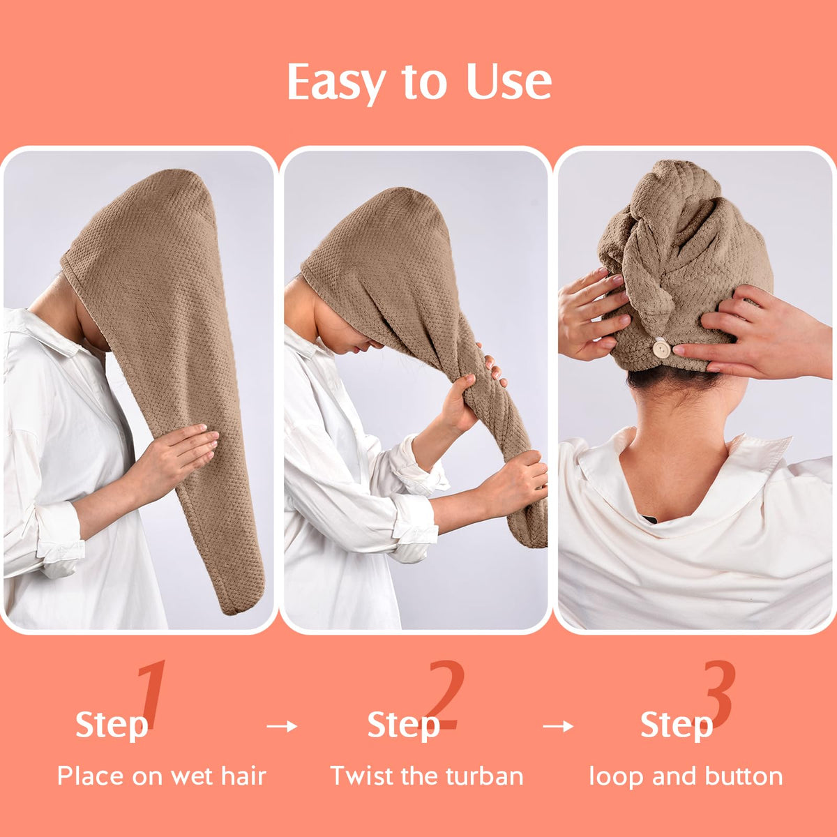 YFONG towel on bathroom vanity with toiletries, conveys travel and everyday convenience