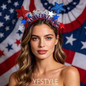 yfstyle side profile on model wearing headband demonstrating secure fit and all-day comfort