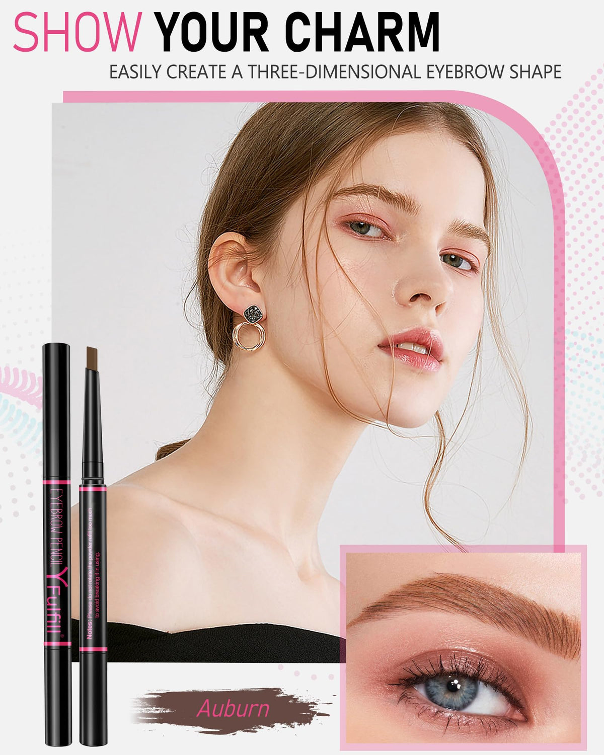 YFulfill spoolie brush detail blending pigment for a seamless natural finish