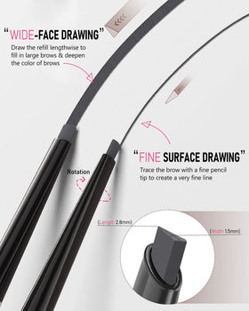 YFulfill eyebrow razor included for quick, safe shaping at home