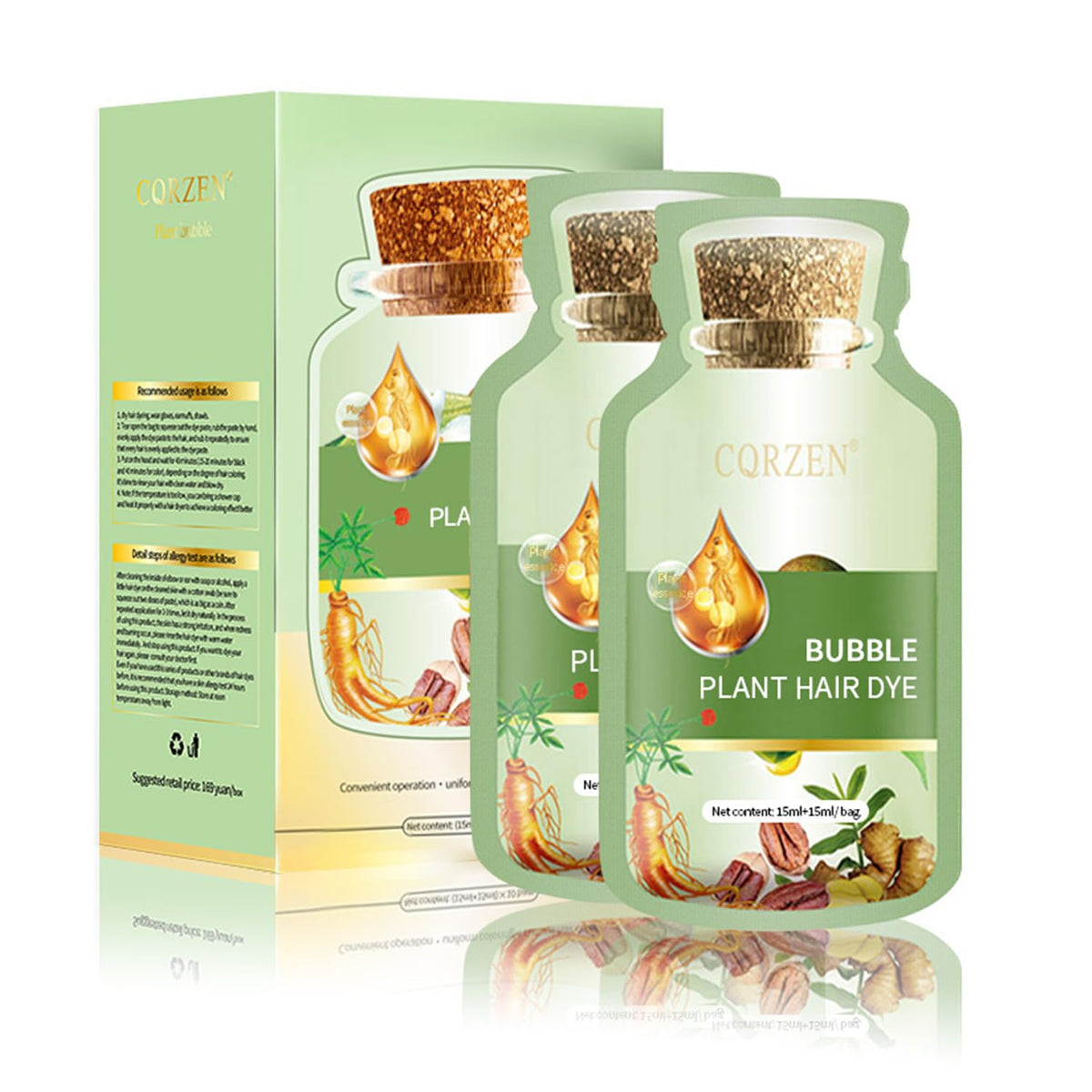 YG LianKai front packaging showing natural black ten-pack, clear labeling and benefits