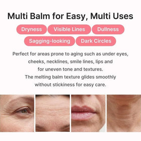 YG LianKai applying balm to lips to demonstrate plumping and added moisture