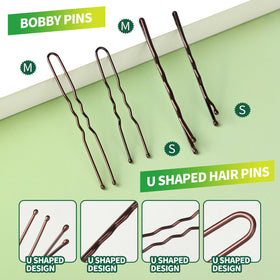 YGDZ elastics and classic brown hair ties displayed for reliable stretch and control
