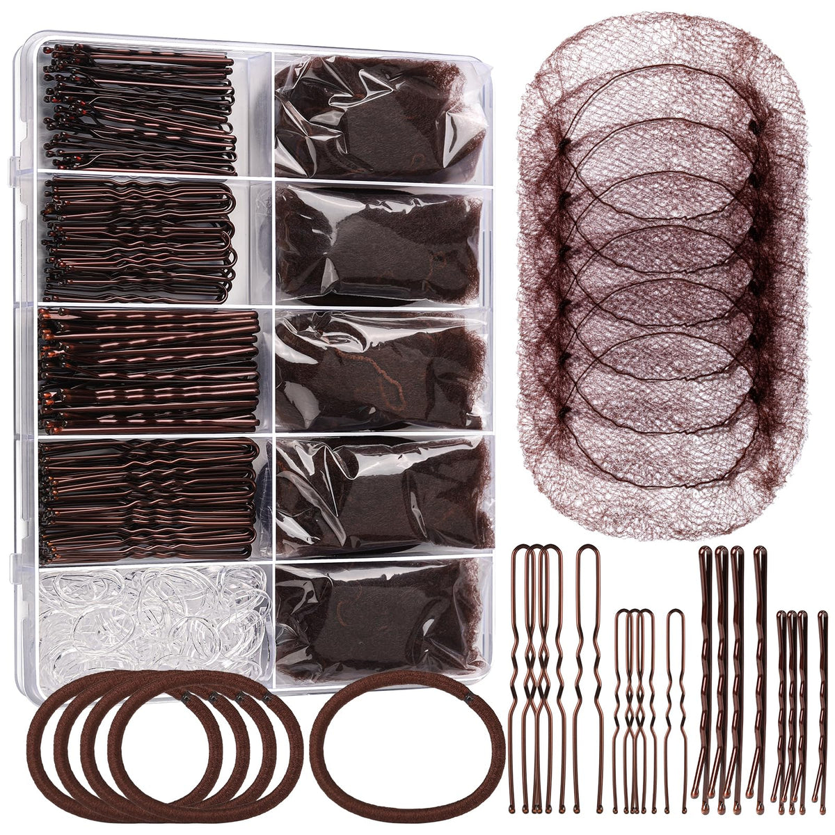 YGDZ front packaging showing full brown bun accessory kit for quick preparation
