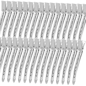 YGDZ front view of silver 30-piece clip set showing neat packaging and durable design