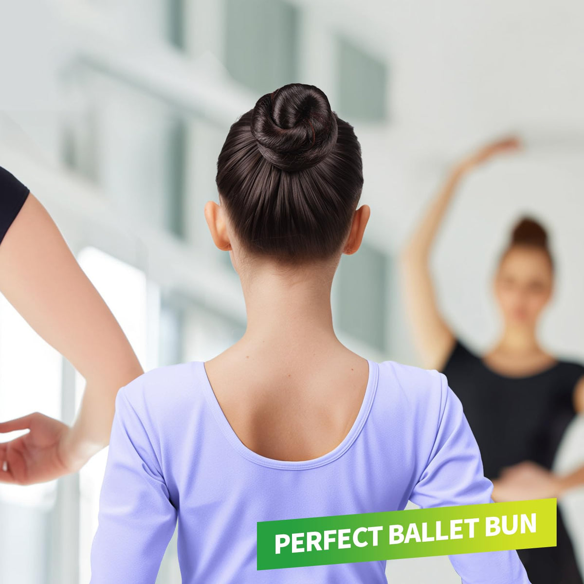 YGDZ kit used to create a tidy ballet bun for dependable stage-ready styling