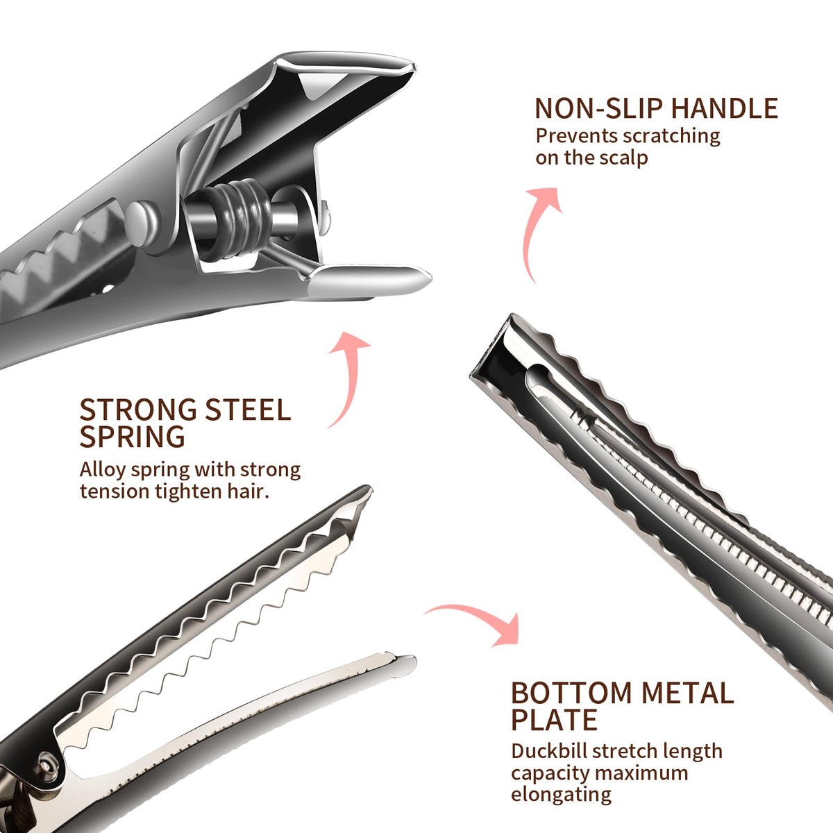 YGDZ side view of spring mechanism ensuring durable reliable hold