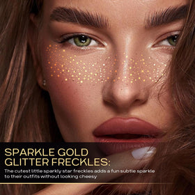 YGQQOY peeling backing sheet to apply glitter freckles for easy use