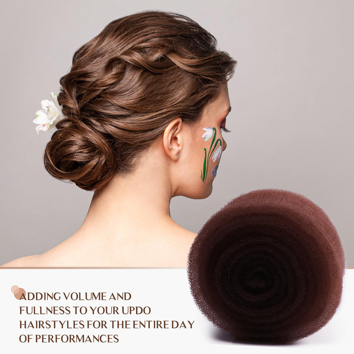 YGQQOY roll cut-to-size demonstration for custom bun shapes and padding