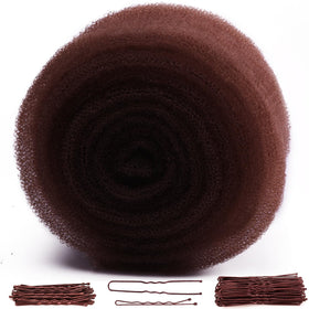 YGQQOY front packaging showing dark brown hair filler and pins for instant volume