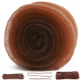 YGQQOY front packaging showing full updo filler kit and contents for easy styling