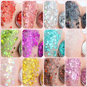 YGQQOY open gel tube texture showing glossy holographic gel for easy application
