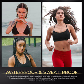 YGQQOY freckles resisting water during splash to show waterproof benefit