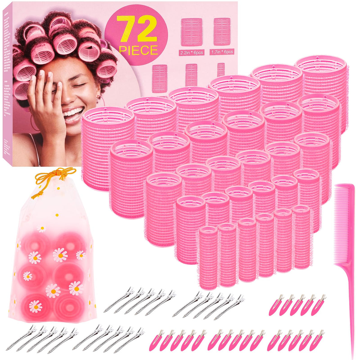 YHOVID front packaging showing full 72-piece set and components