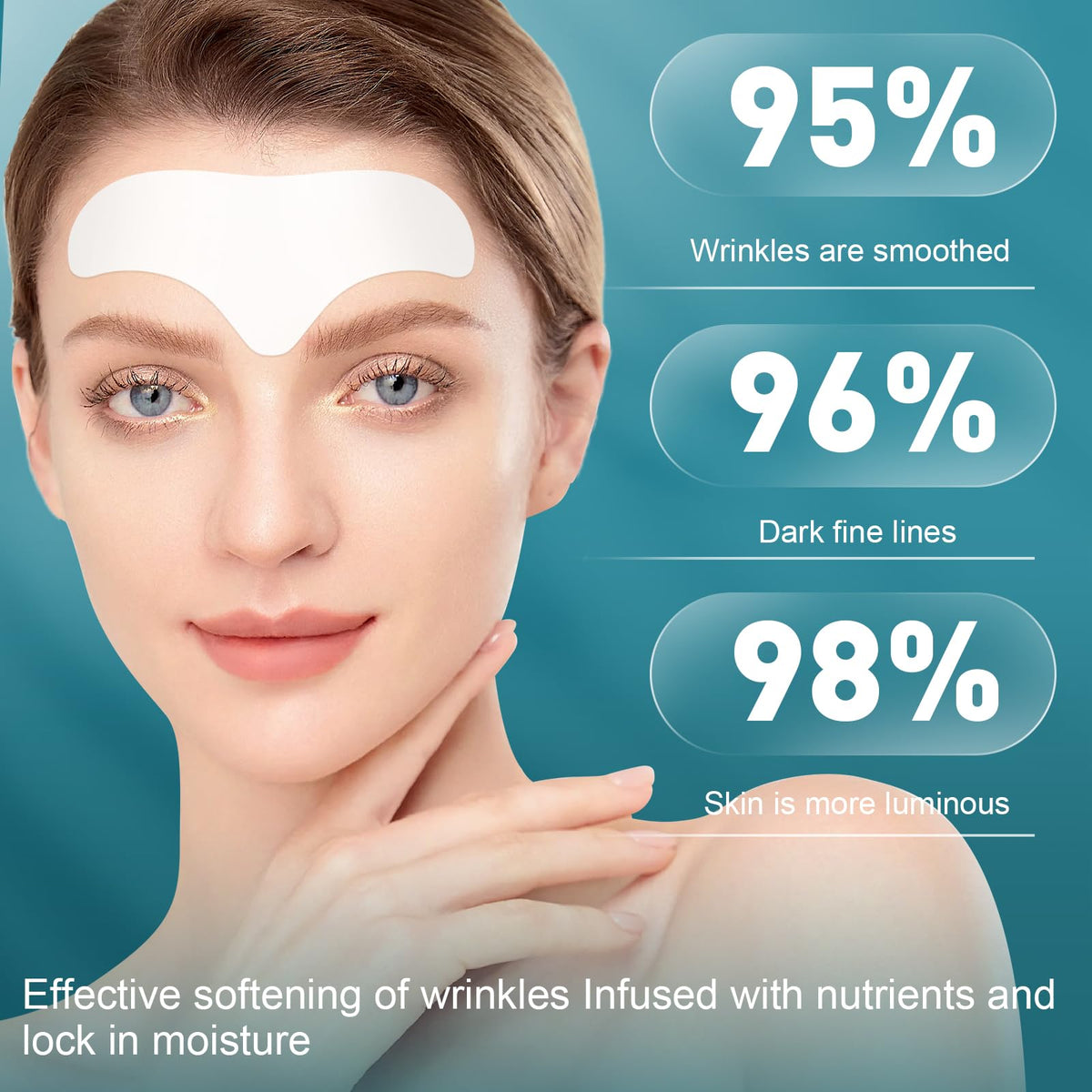 YHOVID close-up hydrogel texture revealing moisturized collagen-rich surface for absorption