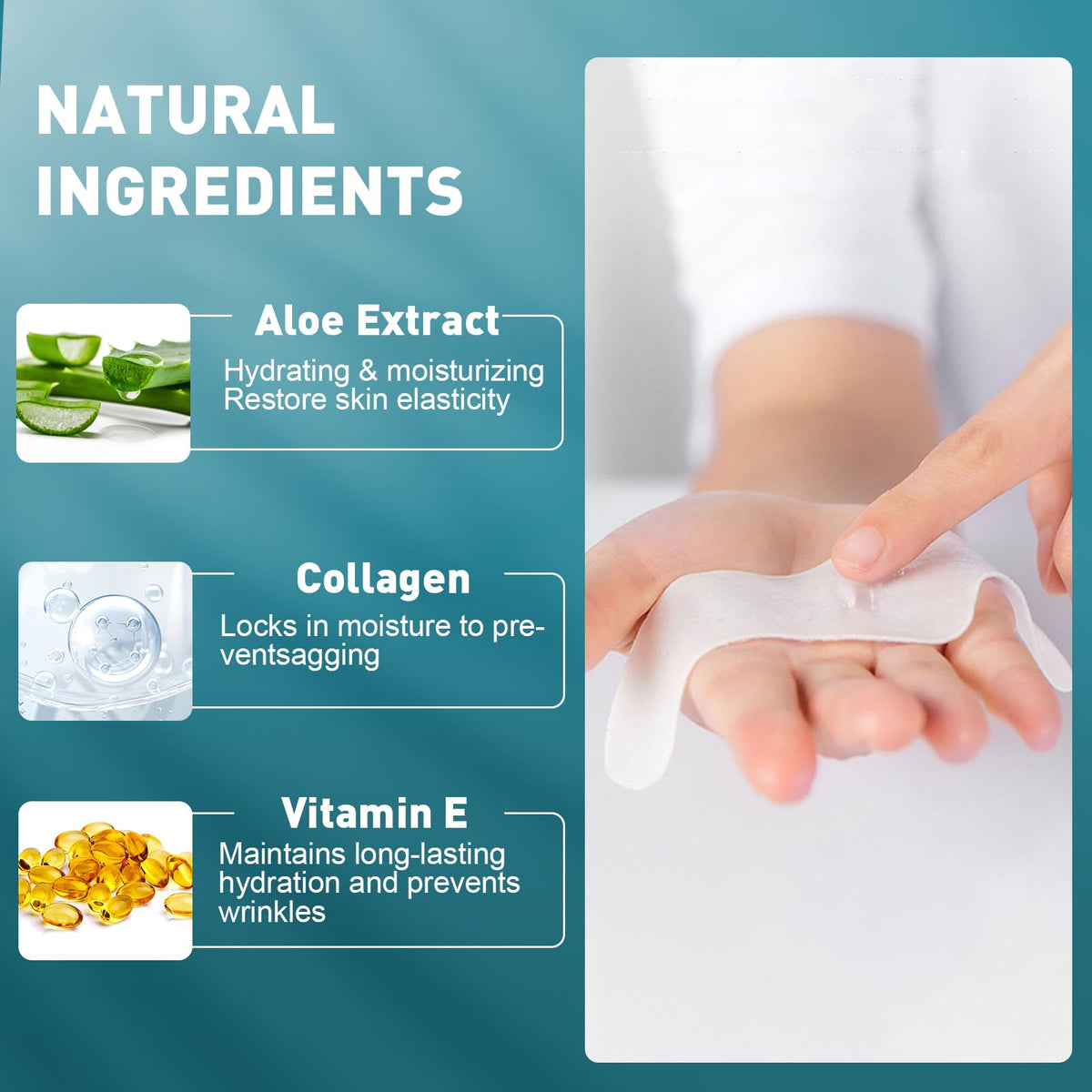 YHOVID patches paired with serum and moisturizer to boost forehead treatment results