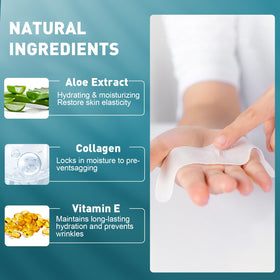 YHOVID patches paired with serum and moisturizer to boost forehead treatment results