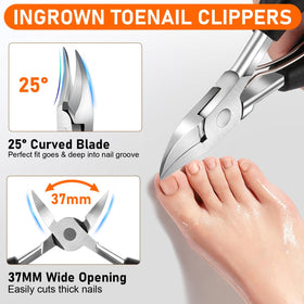 YHOVID slanted precision clipper close-up blade for accurate trimming