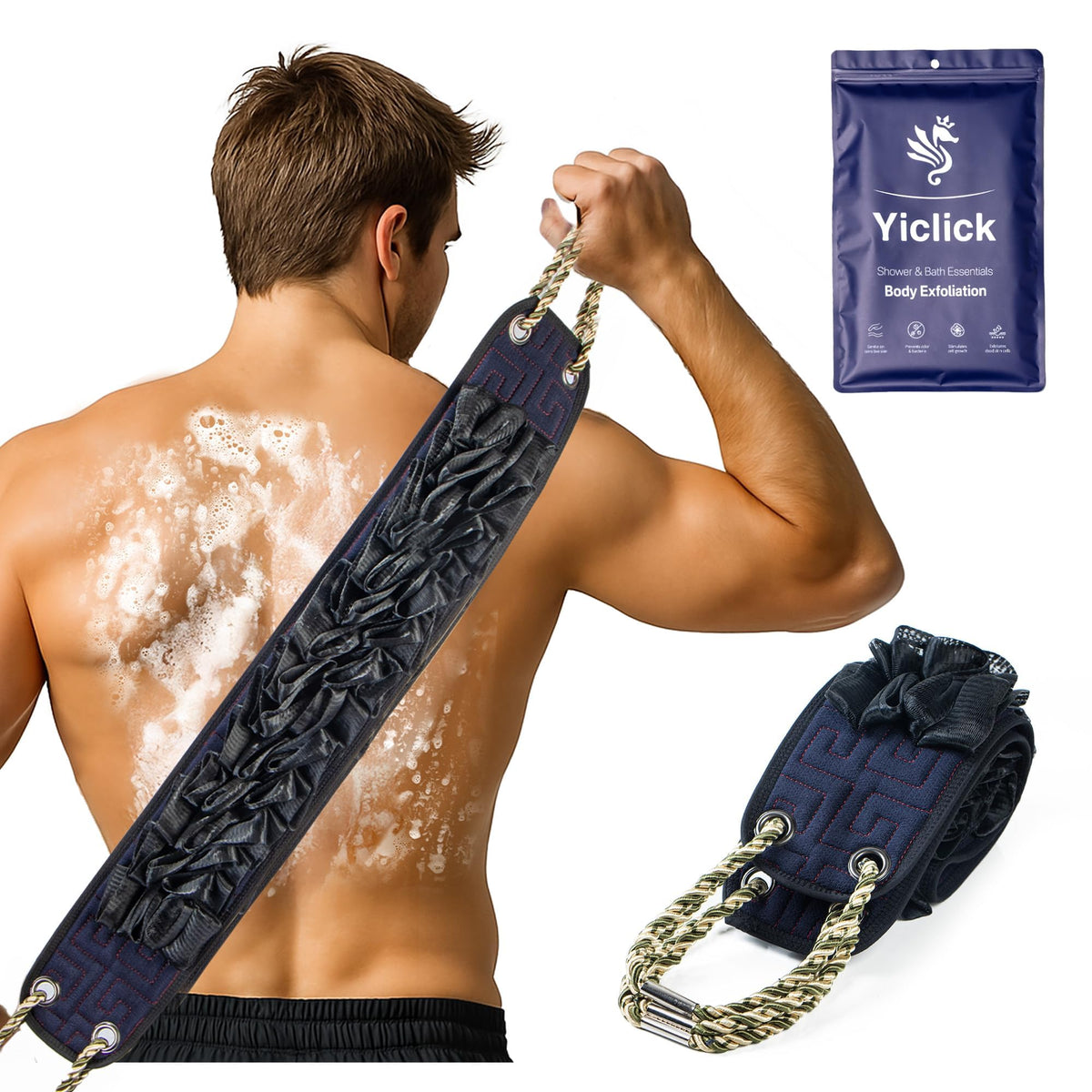 Yiclick front view packaging showing product and elegant design benefit