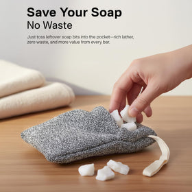 Yiclick creating thick lather in hand showing foam generation and efficient cleansing