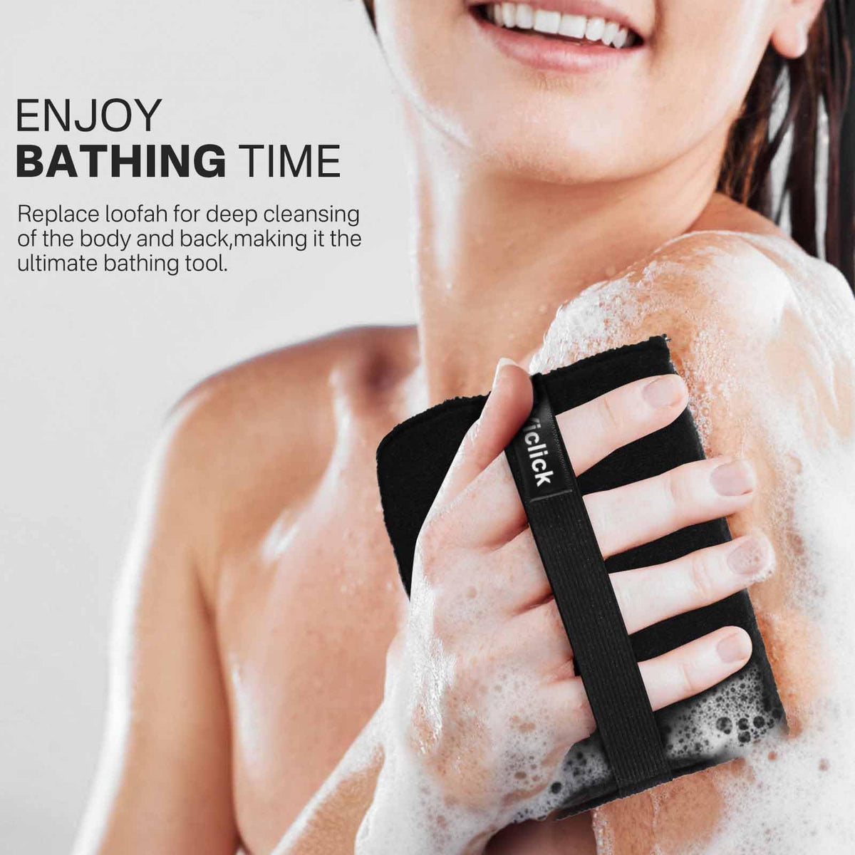Yiclick soft cotton side close-up gentle cleansing and comfort