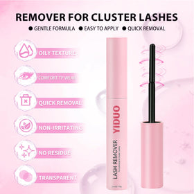 YIDUO demo applying clusters to eye illustrating natural blended finish